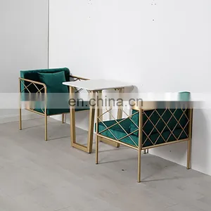 Customized Color Waiting Sofa Waiting Chair Salon Furniture thumbnail-3