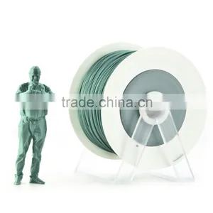 Pla 3d Printer Material Pearl Green Filament With the New Spool Convertible Into a Coat Hanger. Spool Holder Included. thumbnail-1