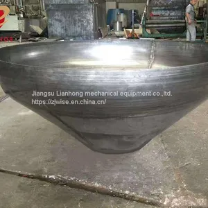 Sand Blusting Conical Head by Hot Forming for Tank Parts 3200mm*35mm thumbnail-1