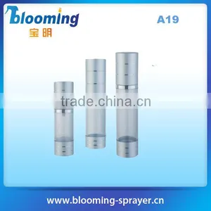 Cylinder Shape Acrylic Airless Glass Cosmetic Bottle thumbnail-5