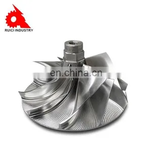 Investment Casting Supplier Aluminum Centrifugal Pump Impeller Parts thumbnail-3
