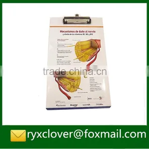 Eco-friendly PP Office Stationery A4 Size Plastic Hospital Writing Clipbroad thumbnail-2