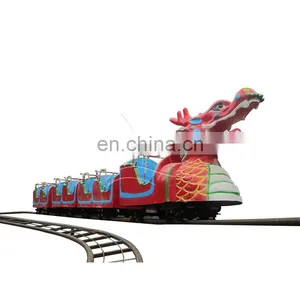 Amusement Rides Sliding Dragon Mini Roller Coaster Family Entertainment Attraction Dragon Roller Coaster for Sale thumbnail-1