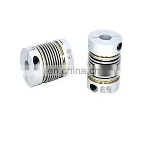 Spring Coupling Metal Bellows Clamp Type Spring Flexible Shaft Coupling for Step Moto CR Bore 4~35 mm thumbnail-4