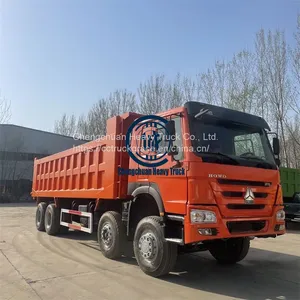 Sinotruk Howo 50 Ton 8x4 Brand New 12 Wheeler Dump Tipper Truck Price thumbnail-3