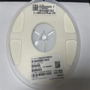 CC0603KRX7R9BB333 YAGEO Multilayer Ceramic Capacitors MLCC - SMD/SMT 50V 0.033uF X7R 0603 10% thumbnail-1