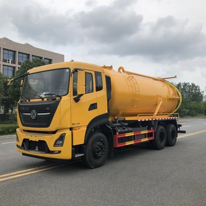 345HP 6*4 Shacman Foton Dongfeng HOWO 18tons Sludge Disposal Fecal Vacuum Sewer Cleaner Septic Waste Water High Pressure Jetter Tank Sewage Drainage Truck thumbnail-1