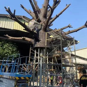 25M Super Tree With Solar Panels & Rainwater System - Eco Landmark for Museums and Urban Parks, Singapore Style thumbnail-3