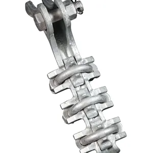 Aluminum Alloy Tension Clamp NLL-1-2-3 Optical Cable Pre Twisted Insulation Tension Clamp Wire Overhead Communication Line Fittings thumbnail-4