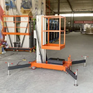 Hydraulic Lift Tables Electric Single Mast Vertical Aluminum Alloy Lifting Platform thumbnail-4