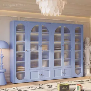 Cream White Metal Pantry Cupboard-CBT685 With Adjustable Laminate 50kg Capicity for Kitchen & Dining-Custom Color&Size thumbnail-1