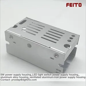 5W Power Supply Housing LED Lamp Switch Power Supply Sheet Metal Housing Aluminum Alloy Shell Air Hole Bending Stamping thumbnail-1