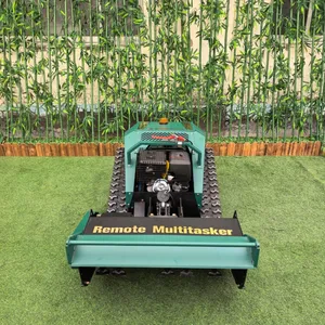 Vigorun Tech MTSK800 Industrial 420cc 48V Track Wireless Radio Control Flail Mower CE EPA Euro 5 Gasoline Engine Lawn Cutting thumbnail-2
