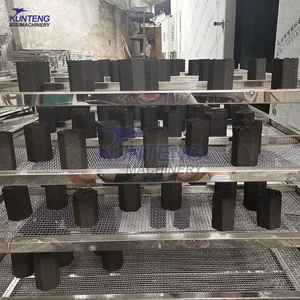 Stainless Steel Carbon Powder Hydraulic Press Four Column Hydraulic Charcoal Hookah and Charcoal Forming Machine EPC thumbnail-5