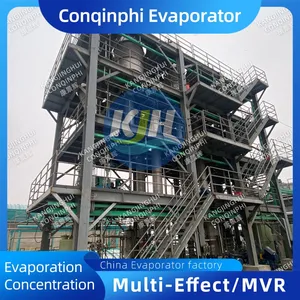 Automatic Three-Effect Continuous Evaporation Crystallizer 380V 50Hz Stainless Steel Body thumbnail-1