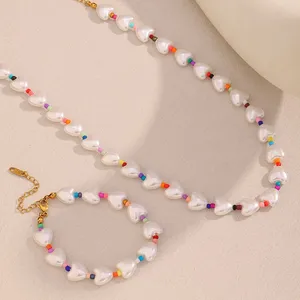 Stainless Steel Necklace Set for Men Women Daily Wear Hypoallergenic Pendant Chain Wholesale thumbnail-3