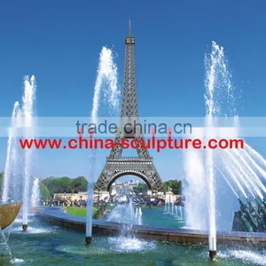 Modern Metal Outdoor Fountain Sculpture for Sale thumbnail-1