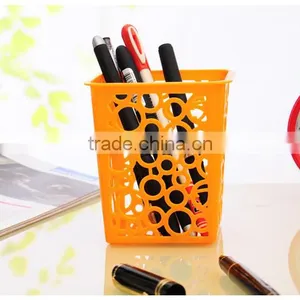 Fashion New Type Hollow Plastic Multi Function Storage Baskets /pen Holder thumbnail-4