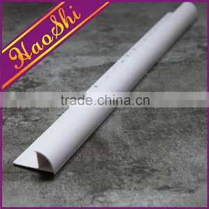 China First PVC Manufacturer Direct Competitive Price Round Edge Plastic Tile Edge Trim thumbnail-1