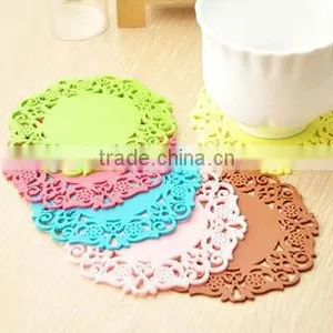 2014 Best Selling Coffee Silicone Cup Mat thumbnail-2