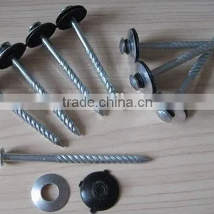 High Quality and Low Price Twisted Shank Roofing Nail With Umbrella Head China Factory thumbnail-3