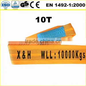 10T Double Flat Polyester Web Sling thumbnail-5