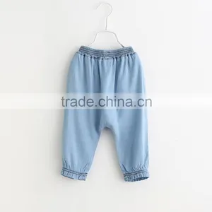 Girls Jeans 2016 Spring New Style Haroun Pants Kitten Embroider Closed Foot Trousers Kids Pants thumbnail-5
