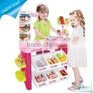 Mini Supermarket Set With Light And Sound Toys For Kids thumbnail-1