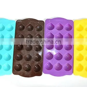 YangJiang Factory Manufacture Food Grade Different Shape Silicone Chocolate Mold thumbnail-1