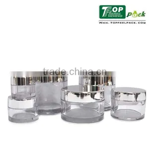 Good Quality 15ml 30ml 50ml 80ml Empty Cosmetic Jars PETG Container thumbnail-1