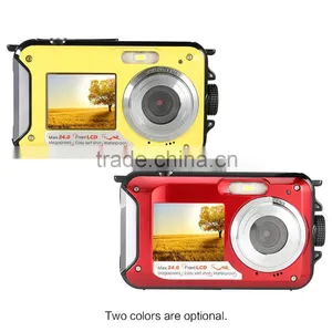 Winait 24mp Waterproof Camera Digital With Dual Display thumbnail-1