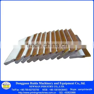 Squeegee Screen Printing Scraper Ink Scratching Tool Wood Handle thumbnail-1