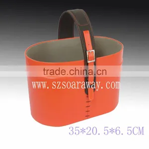 Pu Faux Leather Storage & Magazine Holder , Storage & Magazine Baskets thumbnail-3