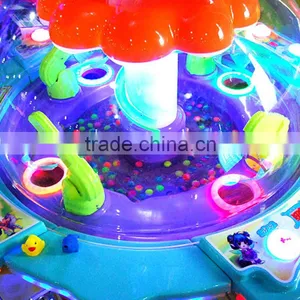 2106 Sinoarcade Nice Dedicated Gumball Claw Machine Game Amusement Park 4 Players Coin Operated Simulation Game Machine for Kids thumbnail-5