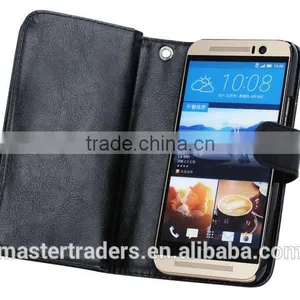 Cheap Crazy Horse Grain 2 In 1 Wallet PU Leather Case With Multi Card Slot For HTC One M9 MT-3657 thumbnail-2