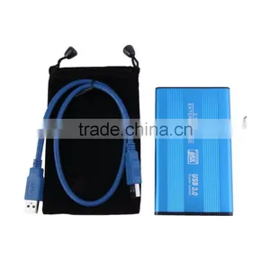 Blue USB 3.0 HDD Hard Drive External Enclosure 2.5 Inch SATA HDD Case Box thumbnail-1