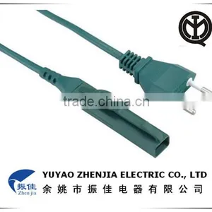 Two Pin Plug Power Cord With End for Italy thumbnail-1