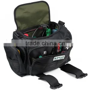 LAOA 15inch Double Layers Thicken Electrician Repair Tool Bag Oxford Fabric Waterproof Wear-resisting Tool Bag LA212817 thumbnail-3