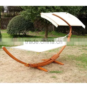 KD Design Garden Pation Wooden Hammock Stand thumbnail-3