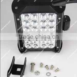 72W Cheap LED Light Bars Aluminum Housing LED Driving Light Bar 6.5 Inch LED Work Light Bar thumbnail-2
