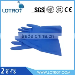 Blue Water Resistant Rubber Work Gloves thumbnail-2