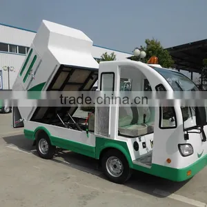 Easy Unloading Small Electric Garbage Collecting Truck for Europe Market thumbnail-6