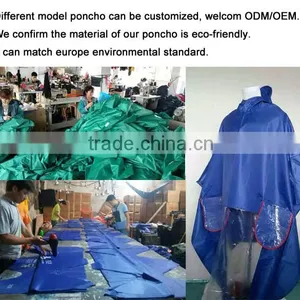High Quality Customized Logo Disposable Raincoat thumbnail-3