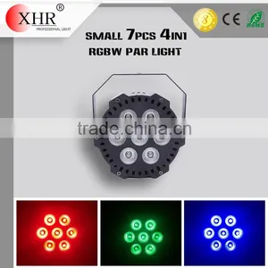 LED Par Zoom Stage Light 7*10W RGBW 4in1 Flat/Can Par Light For Wedding Decor thumbnail-1
