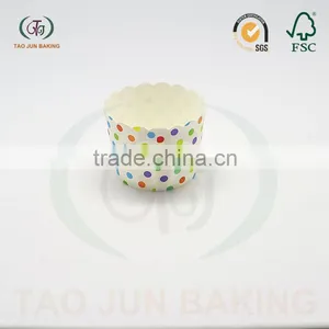 High Temperature Resistant Baking Cake Cups Dots Printed thumbnail-3