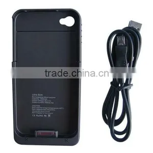 1200 Mah External Backup Battery Case For IPhone 4/4S Emergency Charger thumbnail-1