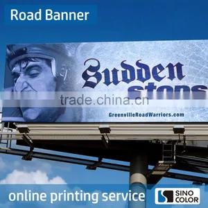 Custom Size Design PVC Advertising Printed Advertising Poster Banner Street Banner Pole Road Banner thumbnail-1