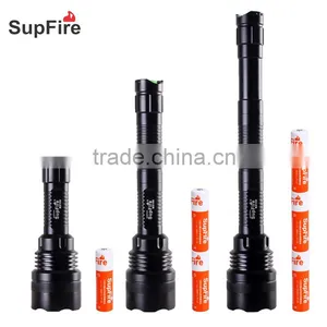 BX100 Flashlight XML2 T6 LED Long Tactical Camping Torch Self Defense Rechargeable 18540 Batteries Emergency Flash Light thumbnail-1