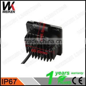 WEIKEN Cheap Price 4D 12W Waterproof Led Work Lights for Atv Truck Trailler thumbnail-4