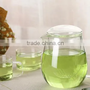 Bright Neat Borosilicate Pyrex Glass Tea Cup With Handle and Lid thumbnail-3